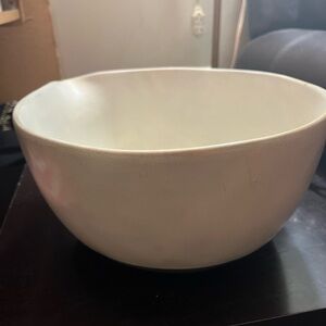 Mixing bowl, pot and plates